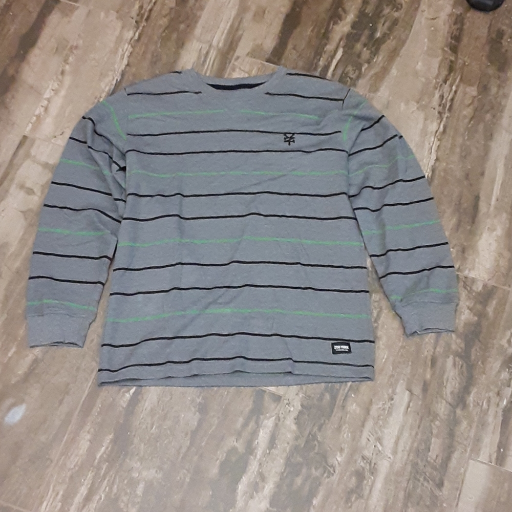 Zoo York size medium striped long-sleeve shirt